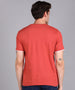 Urbano Fashion Men's Solid Orange Round Neck Half Sleeve Slim Fit Cotton T-Shirt
