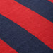 Men's Red, Navy Blue Striped Half Sleeve Slim Fit Cotton T-Shirt
