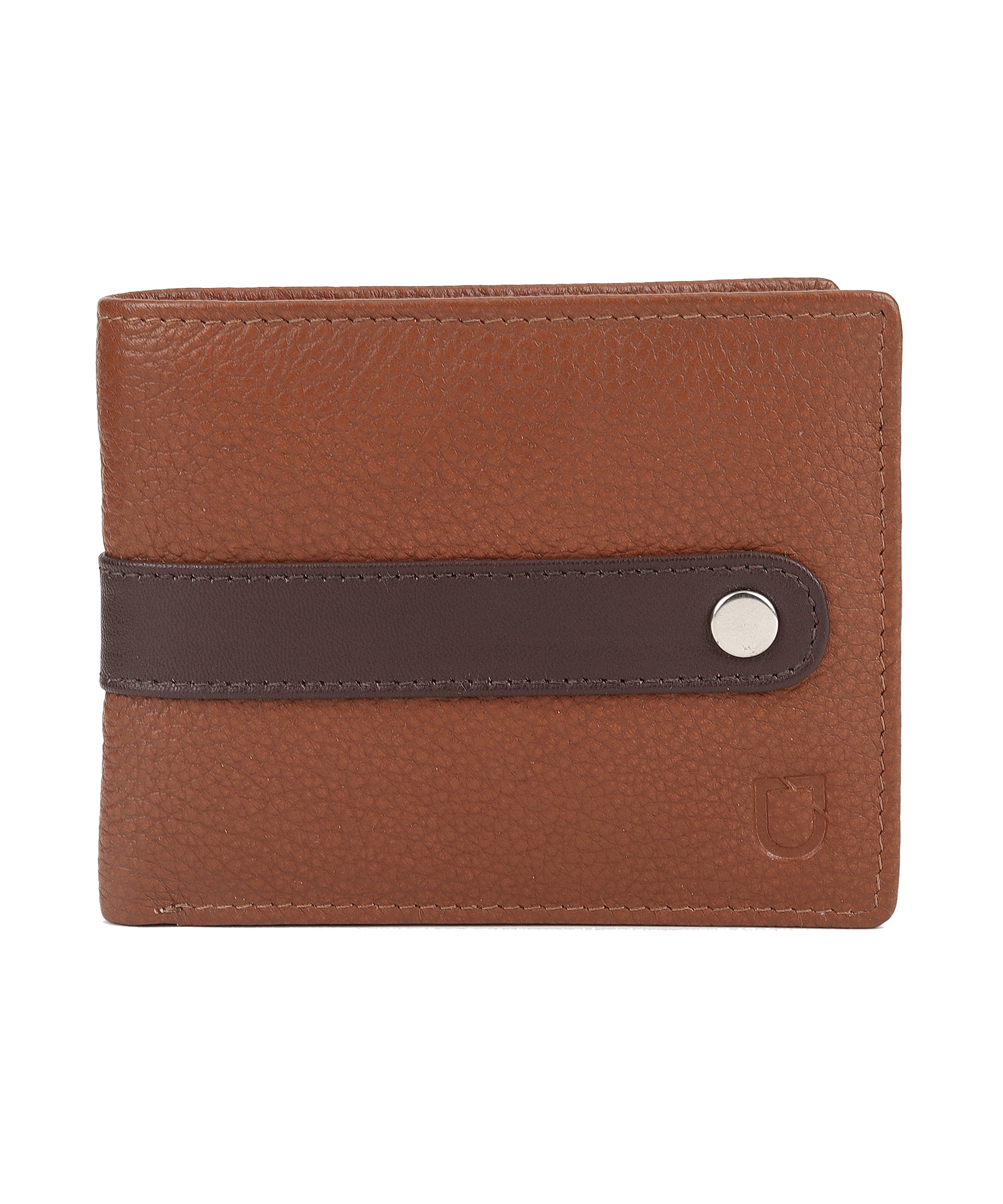 Urbano Fashion Men's Casual, Formal Tan Genuine Leather Wallet-4 Card Slots