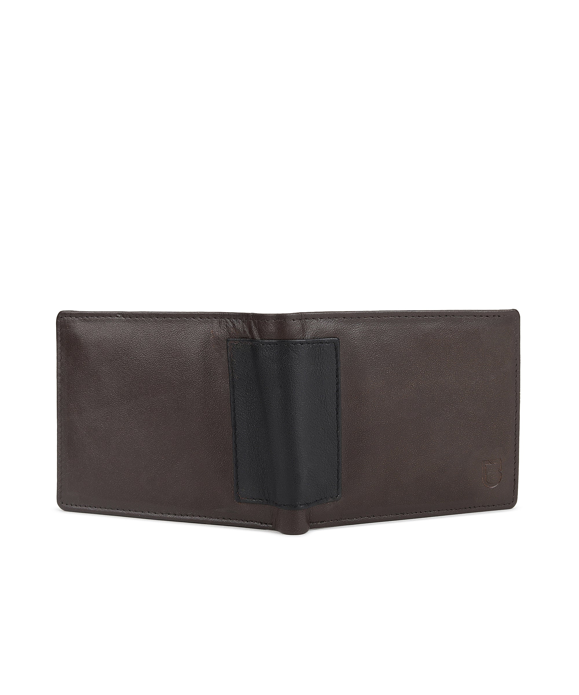 Urbano Fashion Men's Casual, Formal Brown Genuine Leather Wallet-8 Card Slots