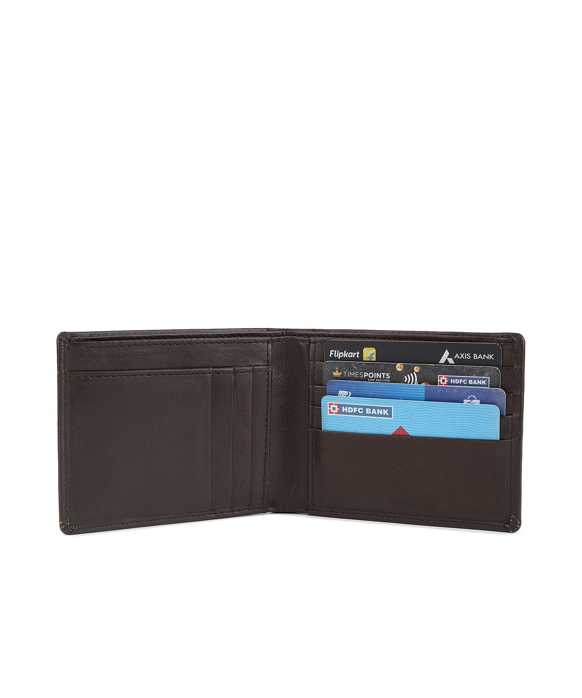 Urbano Fashion Men's Casual, Formal Brown Genuine Leather Wallet-8 Card Slots