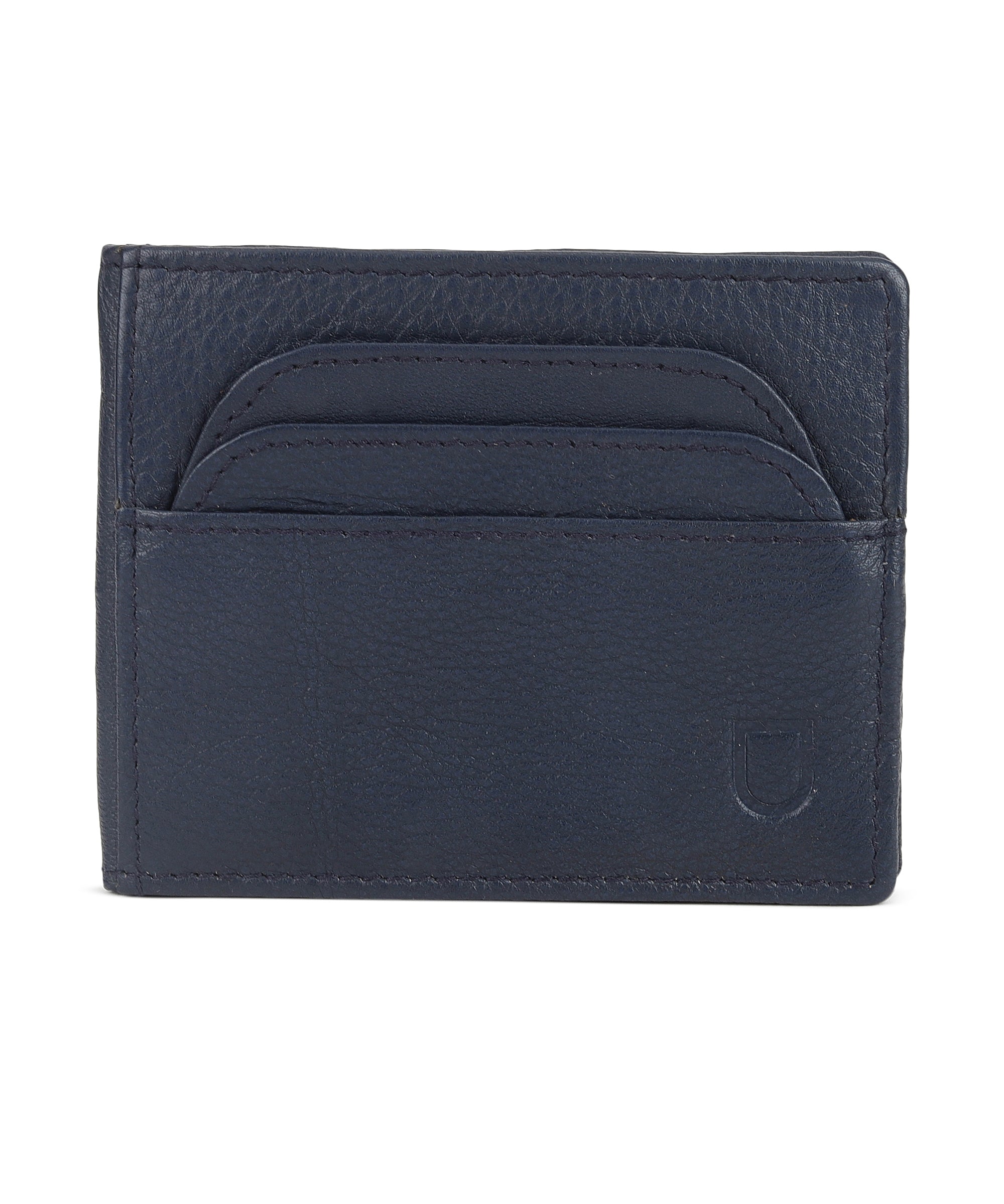Urbano Fashion Men's Casual, Formal Blue Genuine Leather Wallet-6 Card Slots