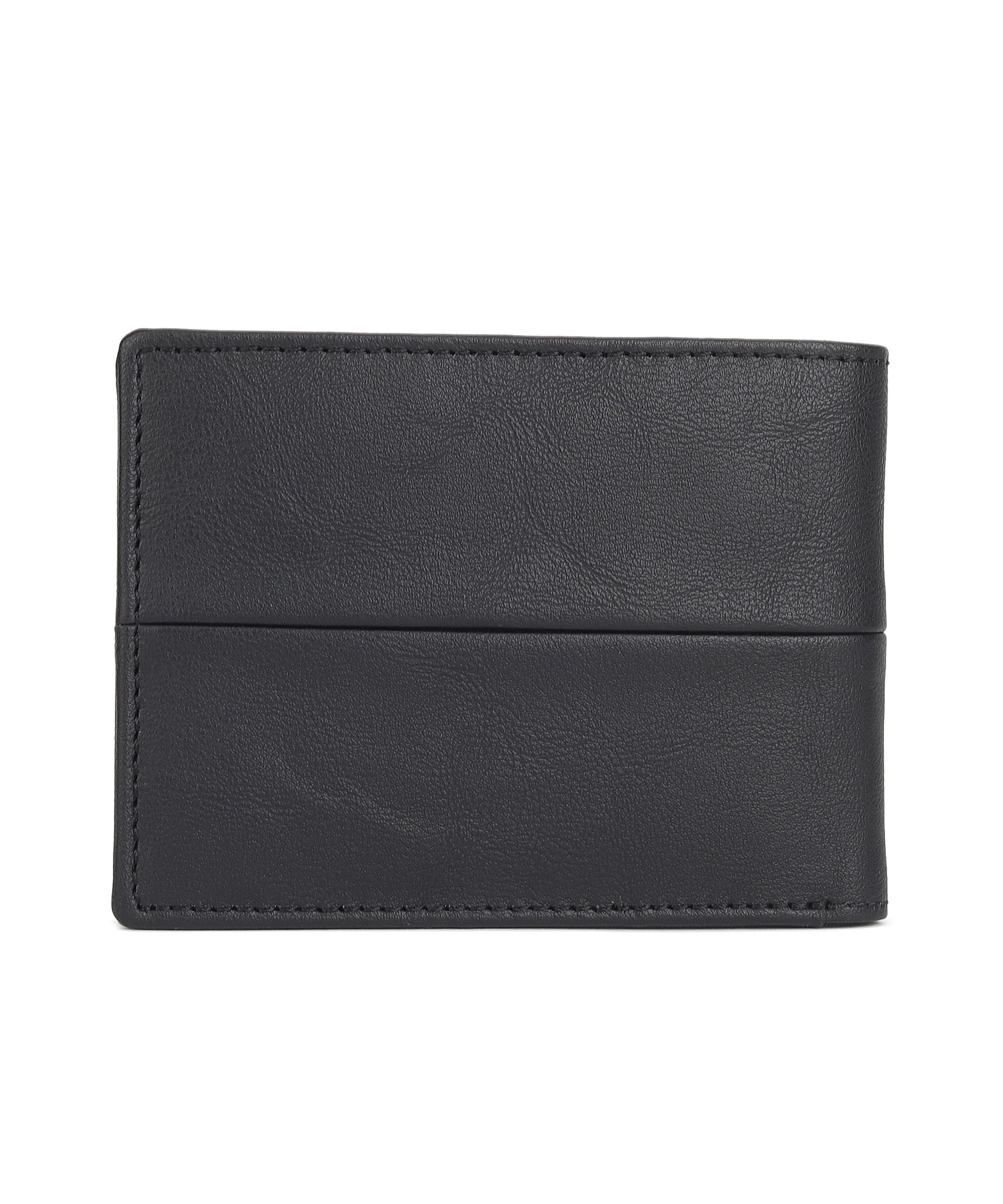 Urbano Fashion Men's Black Casual, Formal Leather Wallet-6 Card Slots