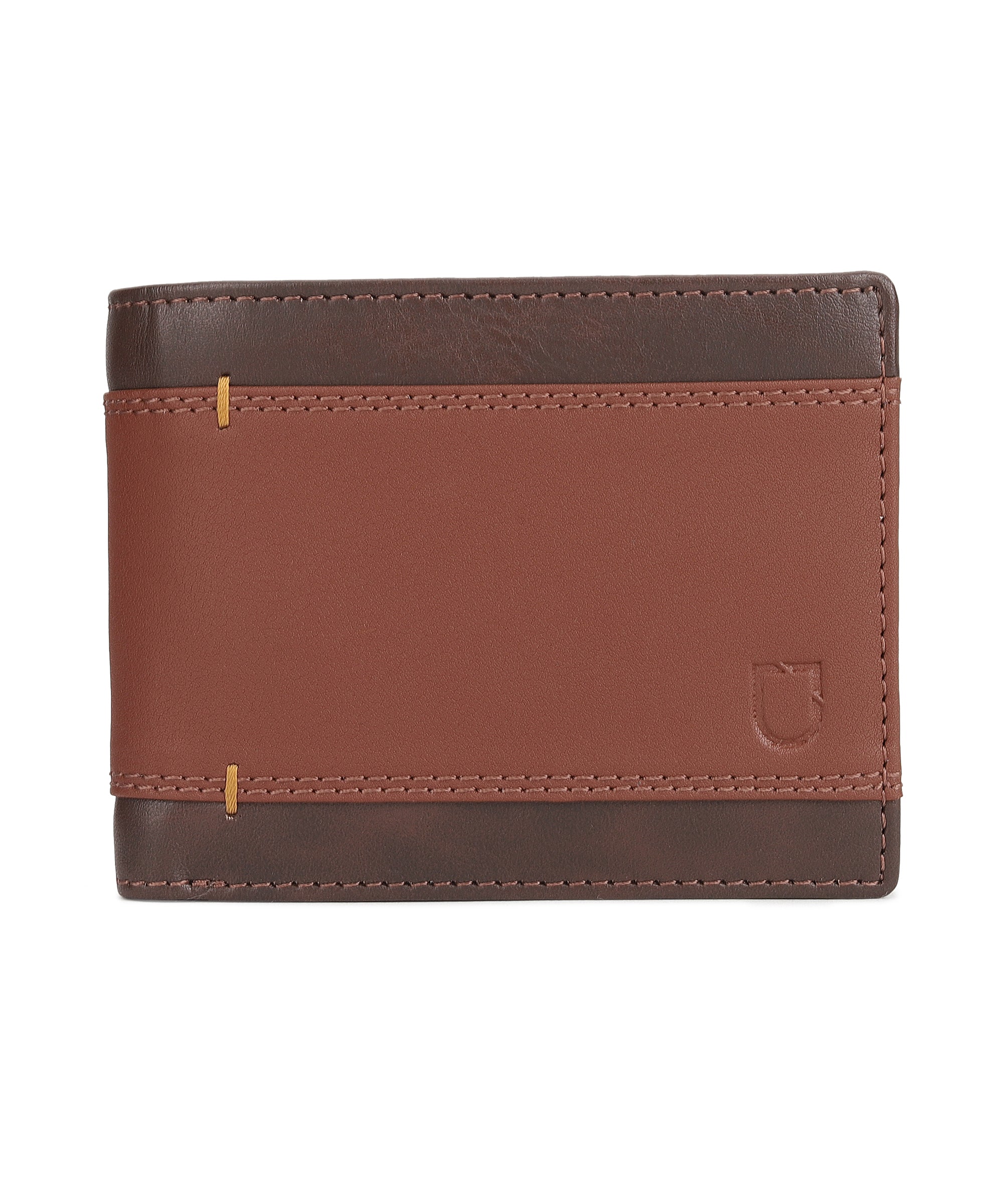 Urbano Fashion Men's Brown Casual, Formal Leather Wallet-6 Card Slots