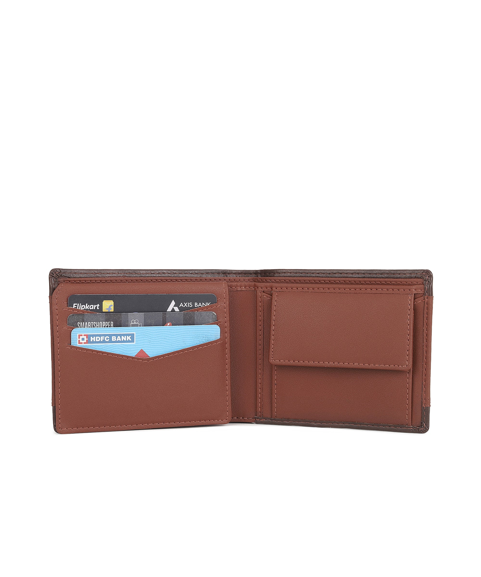 Urbano Fashion Men's Brown Casual, Formal Leather Wallet-6 Card Slots