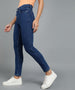 Women's Blue Slim Fit Washed Jeans