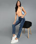 Urbano Fashion Women's Blue Regular Fit Washed Jeans