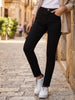 Women's Black Skinny Fit Solid Jeans