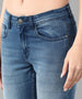 Women's Light Blue Skinny Fit Washed Jeans