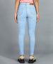 Urbano Fashion Women's Blue Skinny Fit Washed Jeans