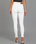 Women's White Skinny Fit Washed Jeans