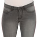 Women's Grey Side Striped Skinny Fit Jeans Stretch