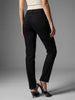 Women's Black High Rise Straight Fit Washed Jeans Non-Stretchable