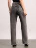 Women's Light Grey High Rise Straight Fit Washed Jeans Non-Stretchable