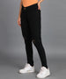 Urbano Fashion Women's Dark Grey Skinny Fit Mild Distressed Washed Jeans