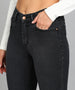 Women's Dark Grey Skinny Fit Washed Jeans