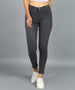 Urbano Fashion Women's Grey Skinny Fit Washed Jeans