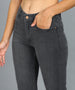 Urbano Fashion Women's Grey Skinny Fit Washed Jeans