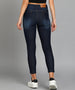 Women's Dark Blue Skinny Fit Washed Jeans