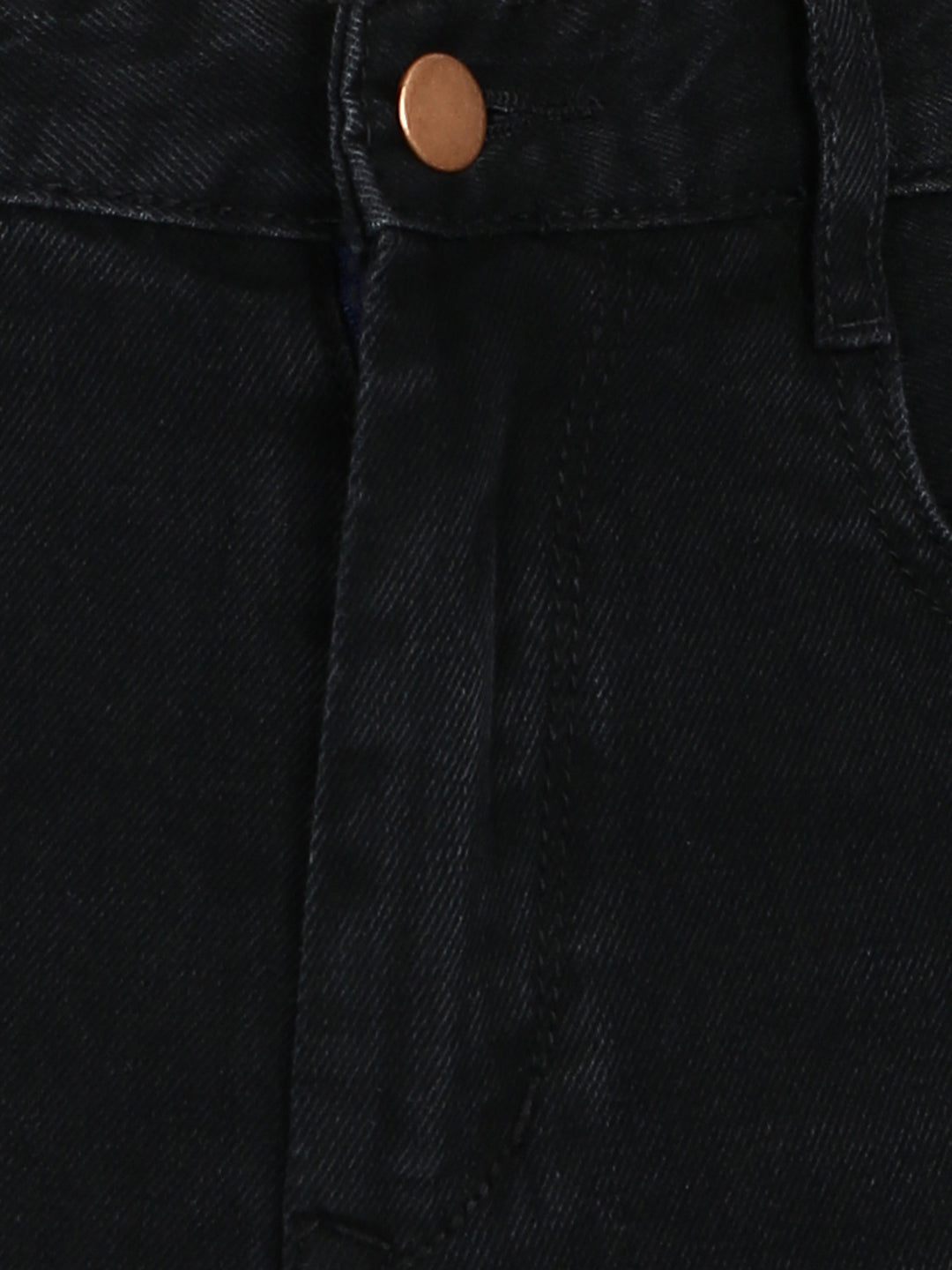 Women's Black Wide Leg Fit Washed Jeans