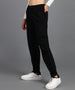 Women's Black Regular Fit Washed Jogger Jeans