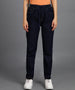 Urbano Fashion Women's Dark Blue Regular Fit Washed Jogger Jeans