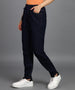 Urbano Fashion Women's Dark Blue Regular Fit Washed Jogger Jeans