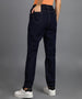 Urbano Fashion Women's Dark Blue Regular Fit Washed Jogger Jeans