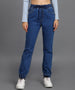 Urbano Fashion Women's Light Blue Regular Fit Washed Jogger Jeans