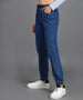 Urbano Fashion Women's Light Blue Regular Fit Washed Jogger Jeans