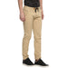 Men's Beige Casual Chino Jogger Pants Slim Fit Stretch