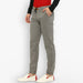 Men's Grey Casual Chino Jogger Pants Slim Fit Stretch