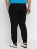 Men's Black Regular Fit Jogger Jeans Stretch