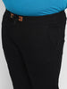 Men's Black Regular Fit Jogger Jeans Stretch