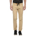 Men's Beige Casual Chino Jogger Pants Slim Fit Stretch
