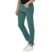 Men's Sea Green Slim Fit Washed Jeans Stretchable