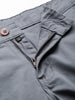 Men's Steel Blue Cotton Slim Fit Casual Chinos Trousers Stretch