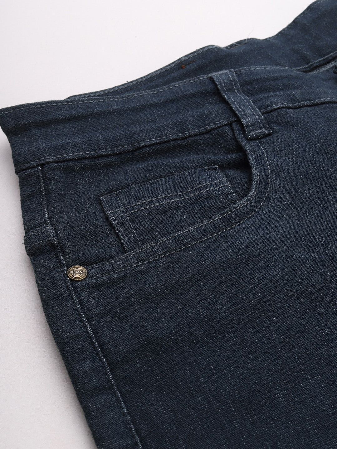 Men's Dark Grey Slim Fit Denim Jeans Stretchable