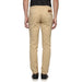 Men's Beige Casual Chino Jogger Pants Slim Fit Stretch